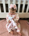 Our Satin Bunny Tail Capri Baby Bows