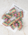 It’s Giving Missoni Capri Baby Bows