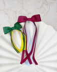 Two Toned Florence School Tassel Bows