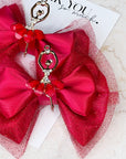 Red Ballet Dancer Baby Bow
