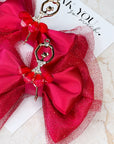 Red Ballet Dancer Baby Bow