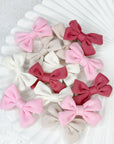 Mini Cotton Capri Baby Bows