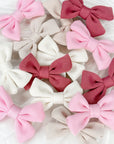 Mini Cotton Capri Baby Bows