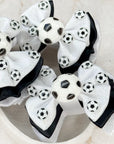 Football Capri Baby Bow