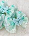 Mint Choc Chip Capri Baby Bow