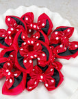 Red Polka Dot Baby Bow