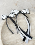 Polka Dot Florence Tassel Bow