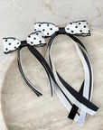 Polka Dot Florence Tassel Bow
