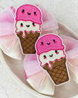 Ice Cream Sundae Capri Baby Bow
