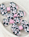 Moo The Cow Mini Capri & Prinny Baby Bows