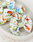 Safari Mini Capri & Prinny Baby Bows