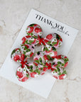 Fields Of Strawberries Baby Bow