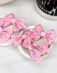 Flower Picking Mini Capri & Prinny Baby Bows
