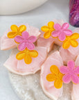 Peach Sorbet Giselle Baby Bow