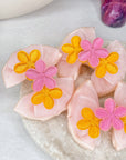 Peach Sorbet Giselle Baby Bow