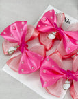 Pink Ocean Bebe Baby Bow