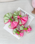 Strawberry Matcha Bebe Baby Bow