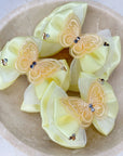 Butterflies In Bloom Lemon Baby Bow