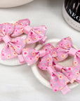 Flower Picking Mini Capri & Prinny Baby Bows