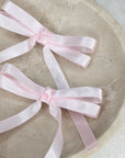 Bambi Satin Pigtail Girls Bows