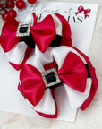Santas Belt Capri Baby Bow