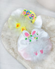 Fluffy Friends Capri Baby Bows