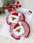 Cute Santa Pigtail Set