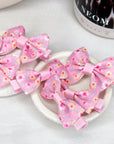 Flower Picking Mini Capri & Prinny Baby Bows