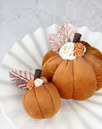 Velvet pumpkins
