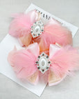 Flamingo Party Capri Baby Bow