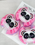 Girly Panda Capri Baby Bow