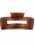 Matte Rectangle Clip In Tortoise