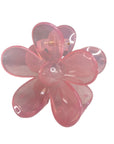 Clear Daisy Clip In Cherry Blossom