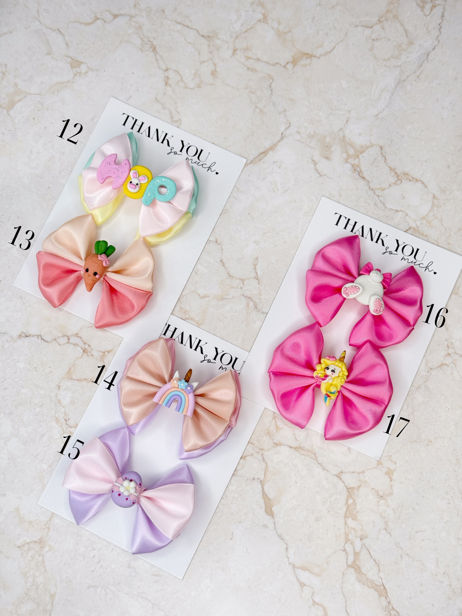 Small Satin Bargain Bows