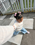 Our Mini Satin Rose Bebe Baby Bows