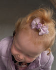 Mini Satin Rose Bebe Baby Bows