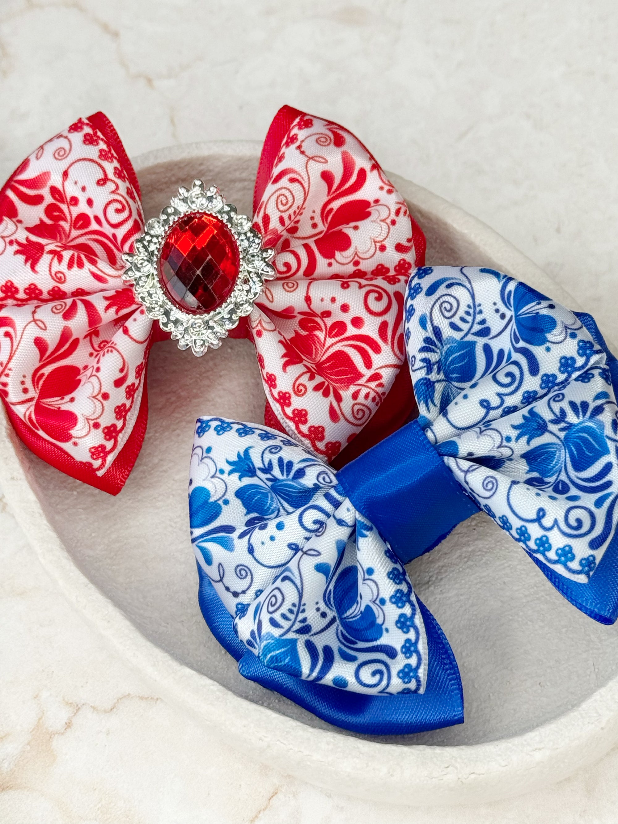 Santorini Satin Baby Bow