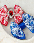 Santorini Satin Baby Bow