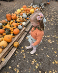 Pumpkin Season Capri Baby Bow