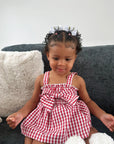 Our Mini Satin Rose Bebe Baby Bows
