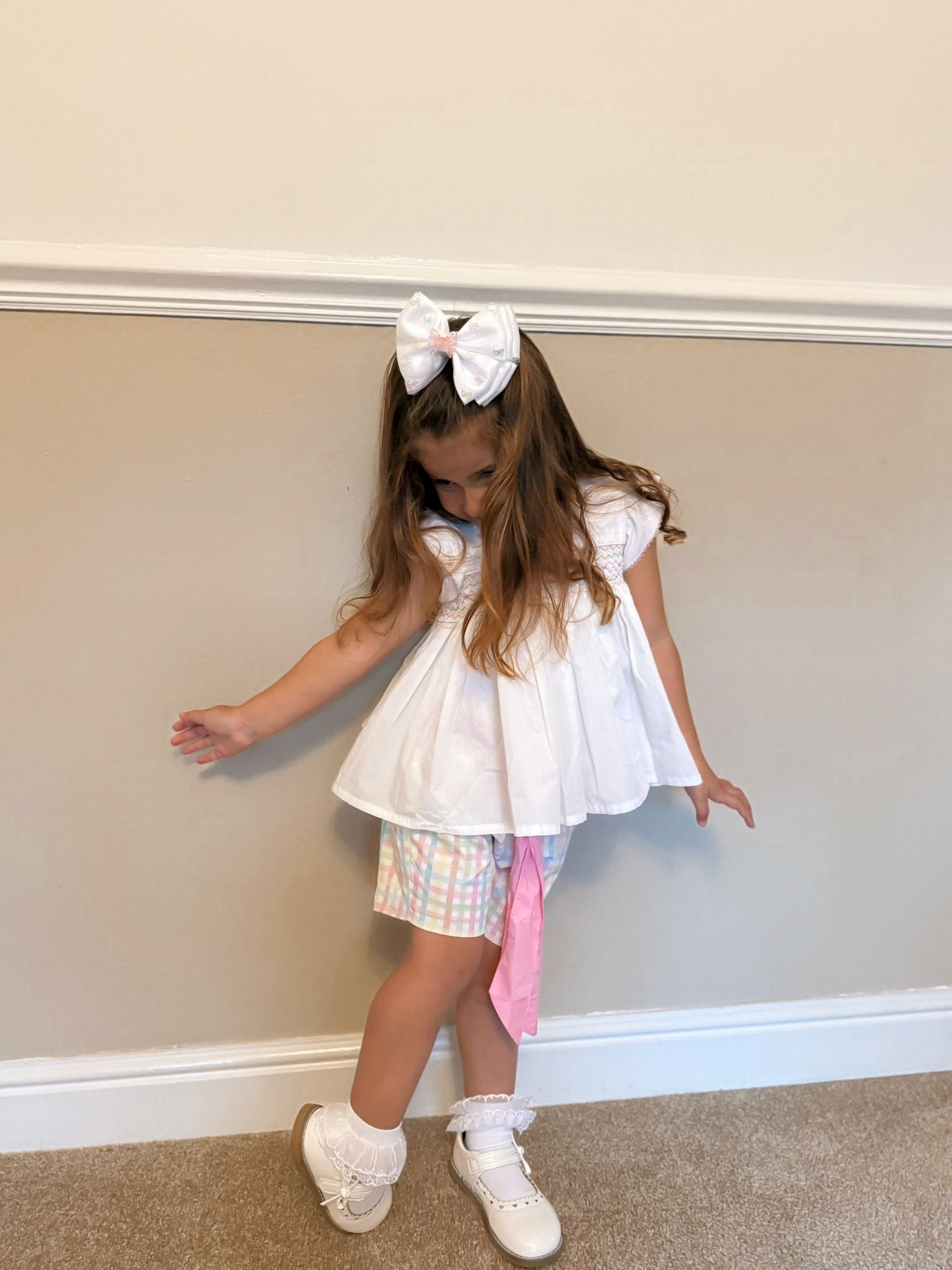 Just Girl Things Capri Baby Bow