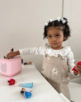 Our Mini Satin Rose Bebe Baby Bows