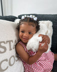 Our Mini Satin Rose Bebe Baby Bows