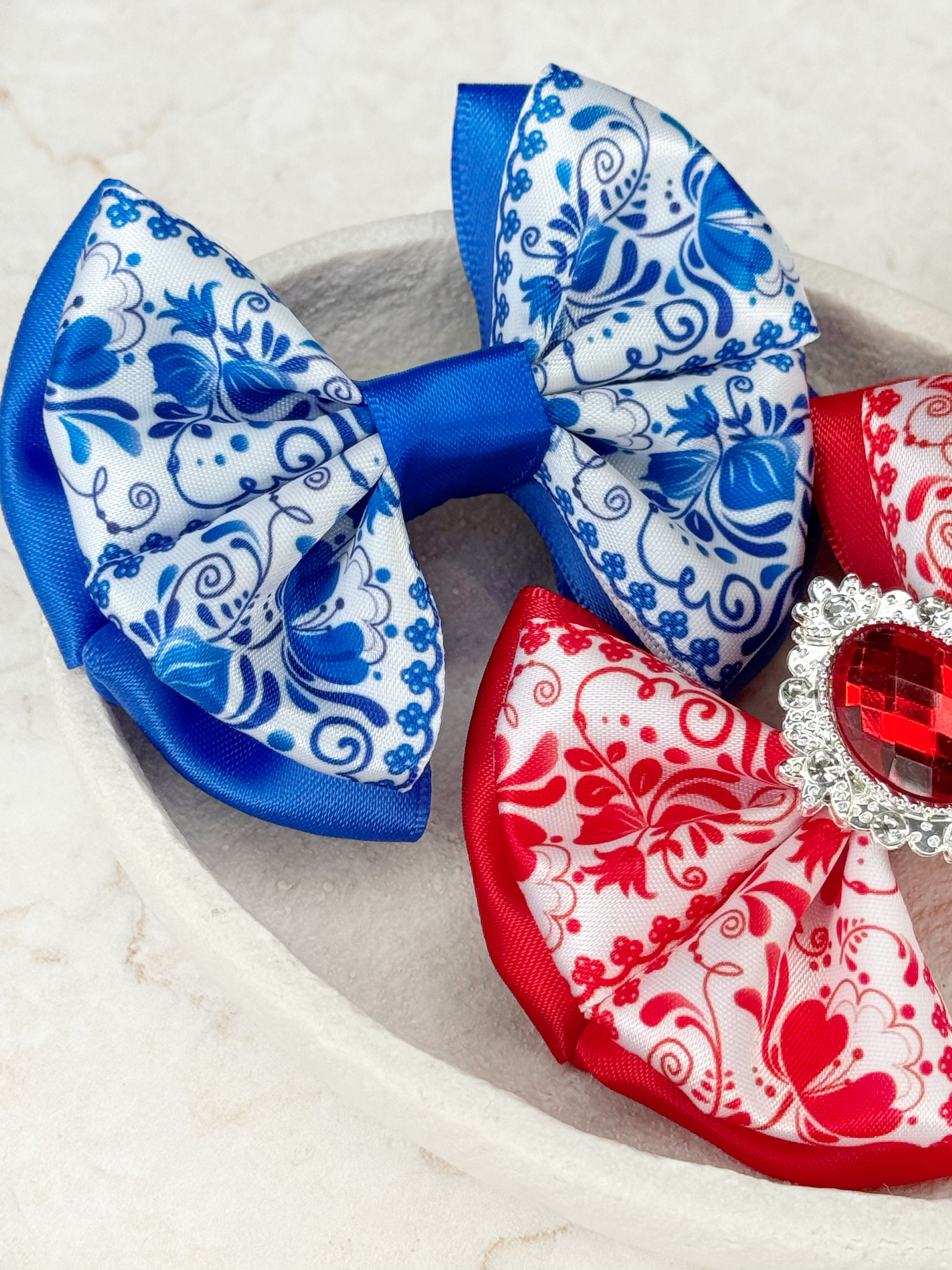 Santorini Satin Baby Bow