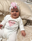 My 1st Fathers Day Capri Baby Bow
