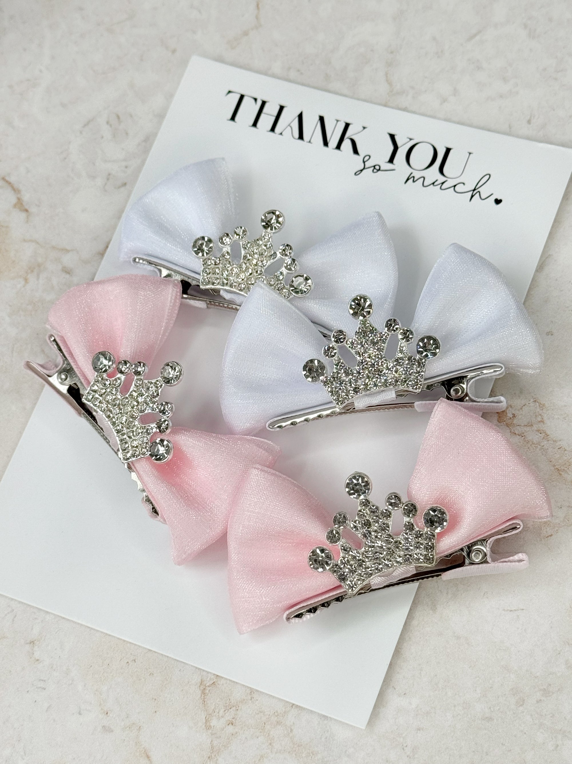 Every Girl Needs Her Crown Pigtail Set