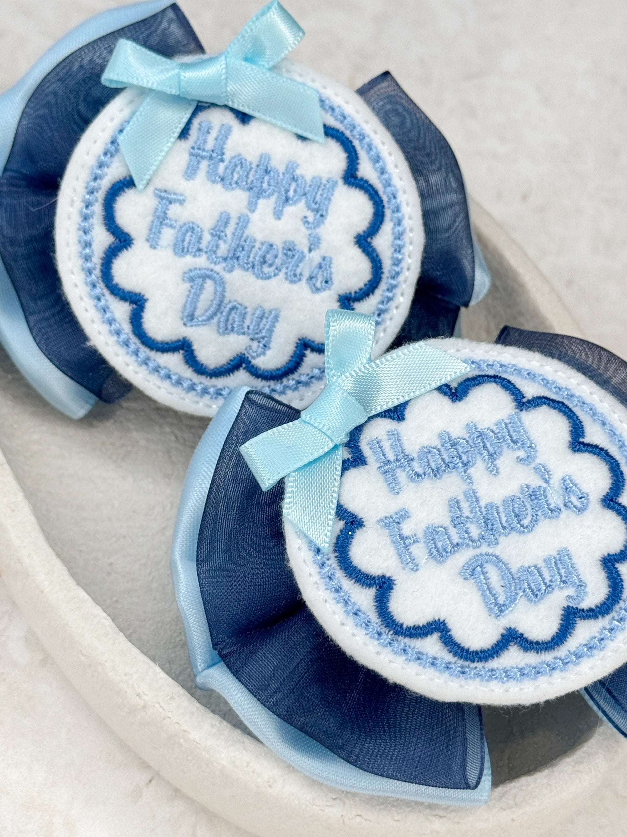 Happy Fathers Day Capri Baby Bow