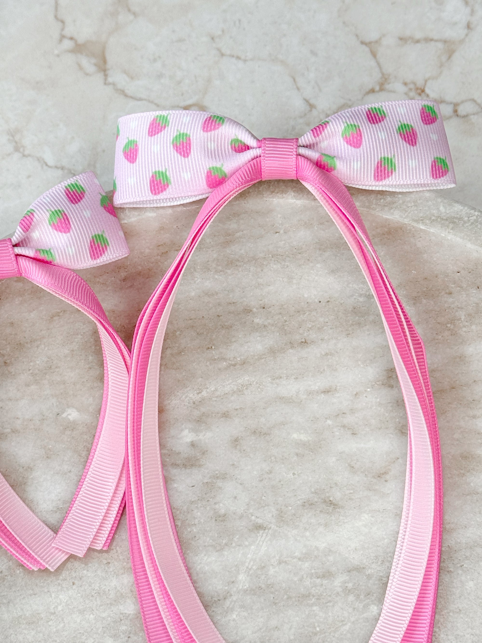 Strawberry Margarita Florence Tassel Bow