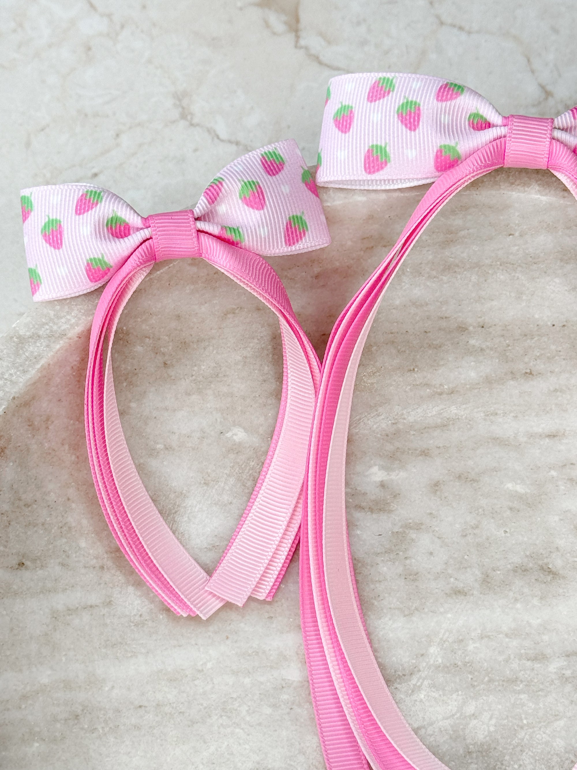 Strawberry Margarita Florence Tassel Bow