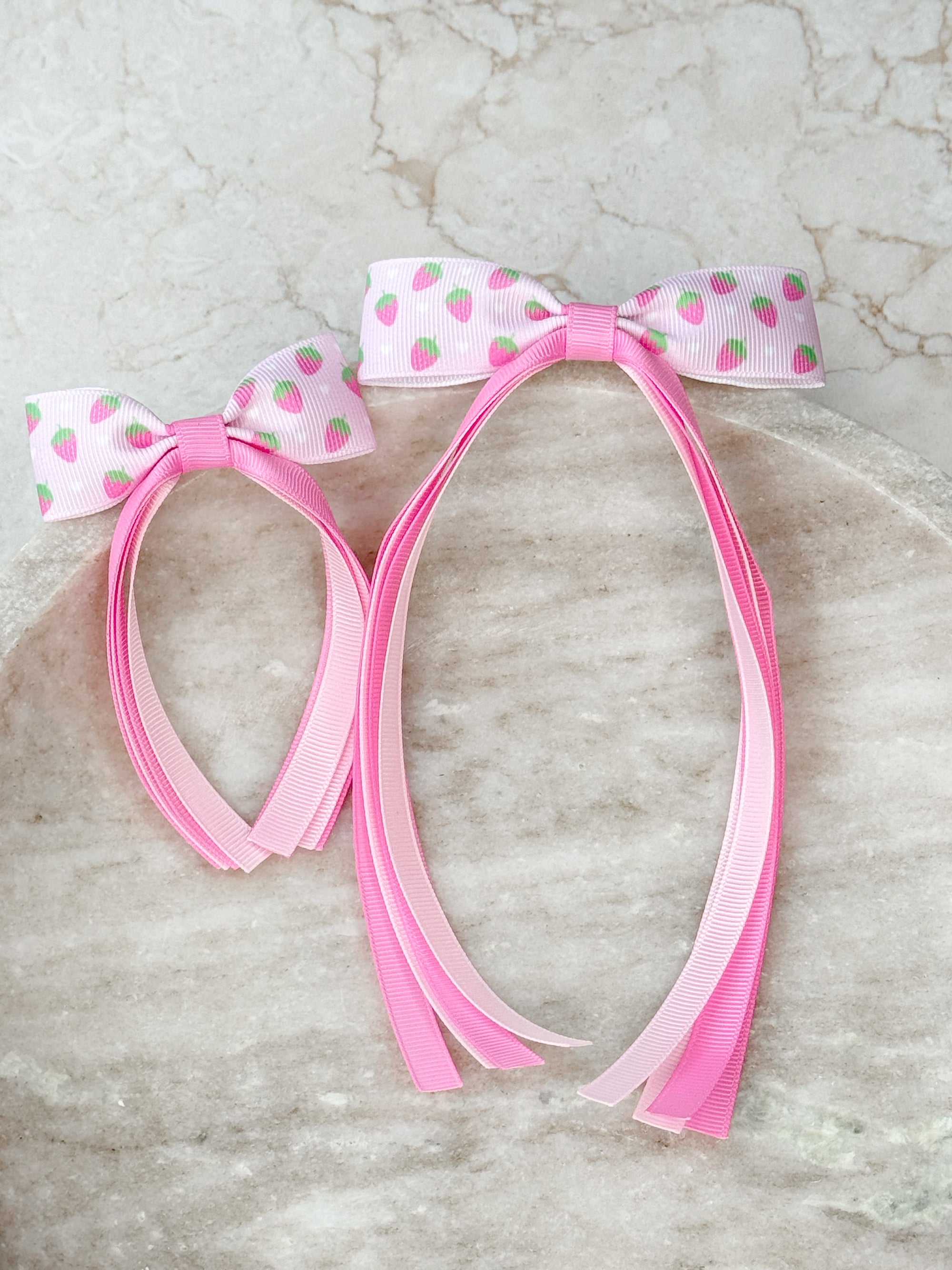 Strawberry Margarita Florence Tassel Bow